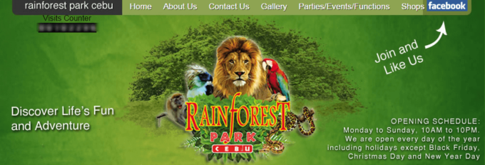 セブ島レインフォレストRainforest Park Cebu