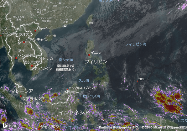 16.2.7.Philippinesの衛星画像 AccuWeather.com JA