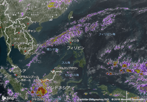 16.4.6.Philippinesの衛星画像 AccuWeather.com JA