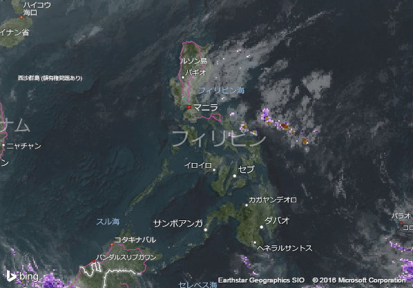 16.1.30.Philippinesの衛星画像 AccuWeather.com JA