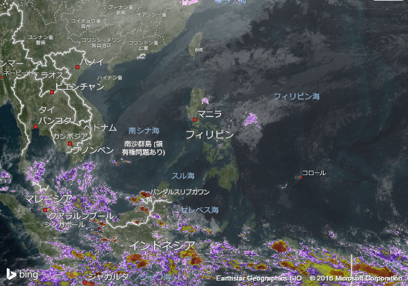 16.2.4.Philippinesの衛星画像 AccuWeather.com JA